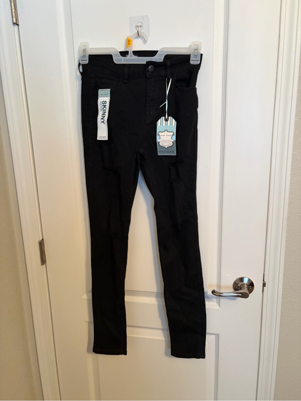 Max Jeans Black Skinny Jeans for Women